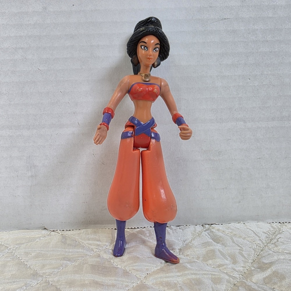 1995 Mattel Disney's Aladdin TV Articulated Figures Series Jasmine in Red Figure